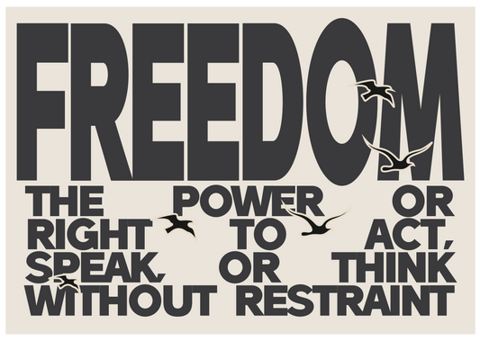 "FREE"DOM Poster